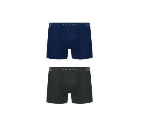 Cueca Selene Boxer Sem Costura - Kit 2 unidades