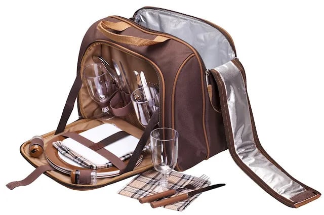 Bolsa Térmica Guepardo com Kit Picnic 4 Pessoas