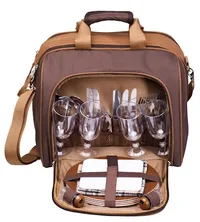 Bolsa Térmica Guepardo com Kit Picnic 4 Pessoas