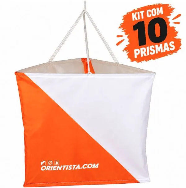 Kit 10 Prisma Oficial para Orientação 30x30cm