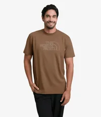 CAMISETA THE NORTH FACE DREW PEAK LIGHT MARROM