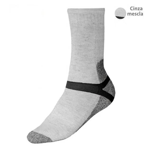 Meia Solo Endurance Coolmax - Cinza Mescla