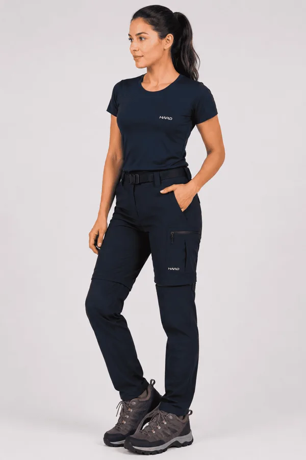 Calça Bermuda Hard Elastic Fem - Preto