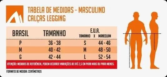 Calça Legging Hard Black Trail Masc