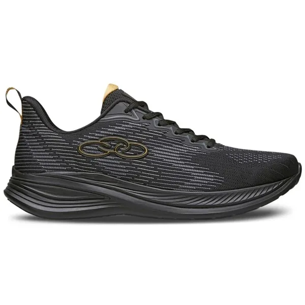 Tenis Olympikus Marte Masc - Preto/Dourado