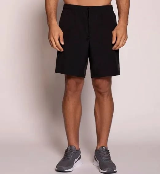 BERMUDA SELENE SPORT MASC - PRETO