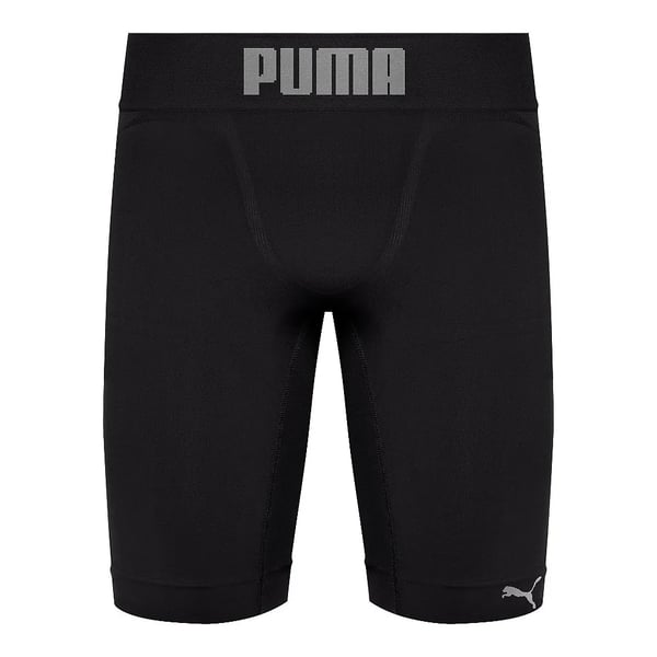 Bermuda Térmica Puma Long Boxer Sport Sem Costura - Preto