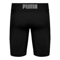 Bermuda Térmica Puma Long Boxer Sport Sem Costura - Preto