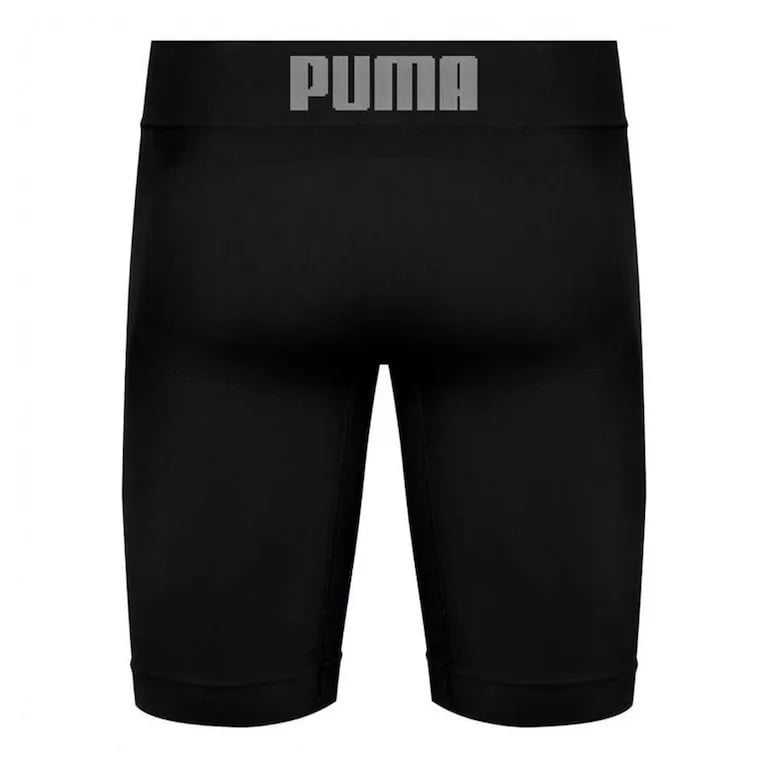 Bermuda Térmica Puma Long Boxer Sport Sem Costura - Preto