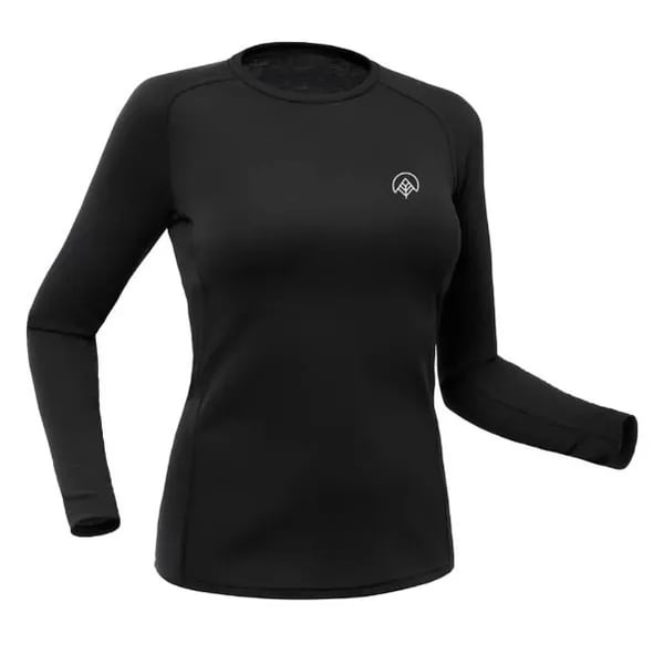 Blusa Nos Alpes Thermo Segunda Pele Fem - Preto