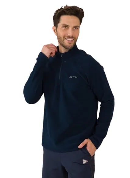 Blusa Sol Sports Fleece Comfort Masc - Marinho Dark