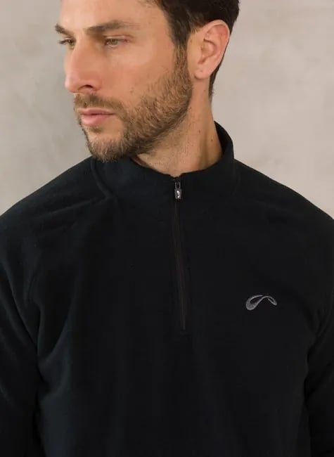 Blusa Sol Sports Fleece Comfort Masc - Preto