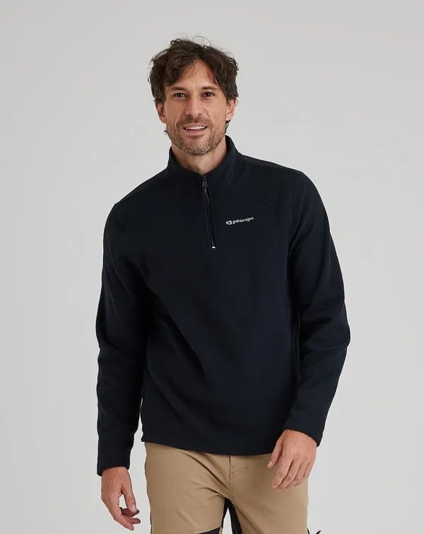 Blusa Galapagos Fleece Makalu 2.0 Masc - Preto