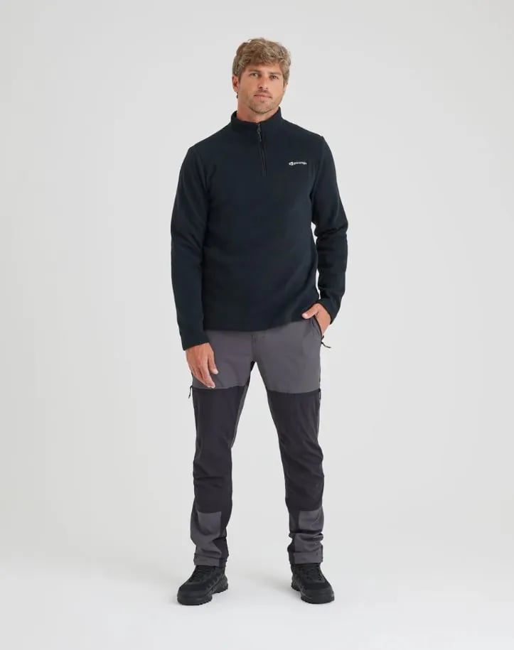 Blusa Galapagos Fleece Makalu Masc P - Preto