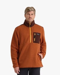 Blusa Galapagos Fleece Sherpa Unissex - Terracota e Marrom