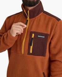 Blusa Galapagos Fleece Sherpa Unissex - Terracota e Marrom