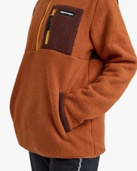 Blusa Galapagos Fleece Sherpa Unissex - Terracota e Marrom