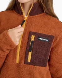 Blusa Galapagos Fleece Sherpa Unissex - Terracota e Marrom