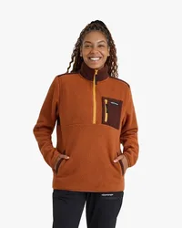 Blusa Galapagos Fleece Sherpa Unissex - Terracota e Marrom