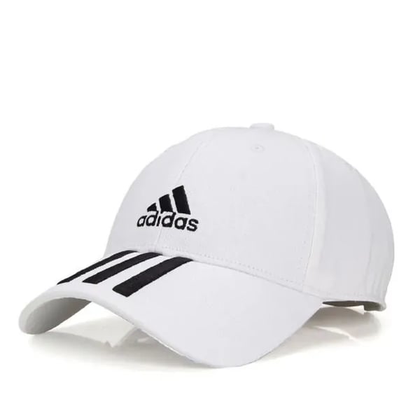 Boné Adidas Baseball 3 Listas - Branco