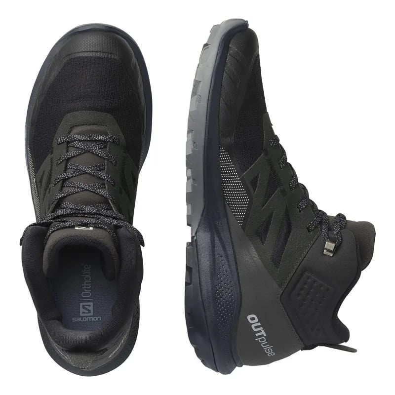 Bota Salomon Outpulse Mid Gtx Masc - Preto (Impermeável)
