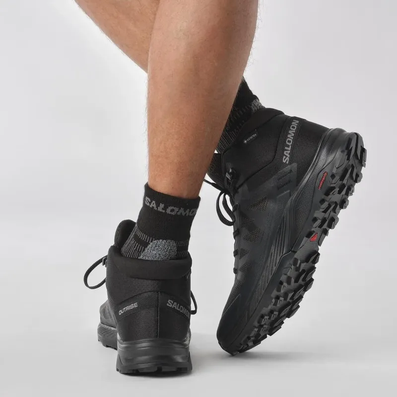 Bota Salomon Outrise Mid GTX Masc - Preta