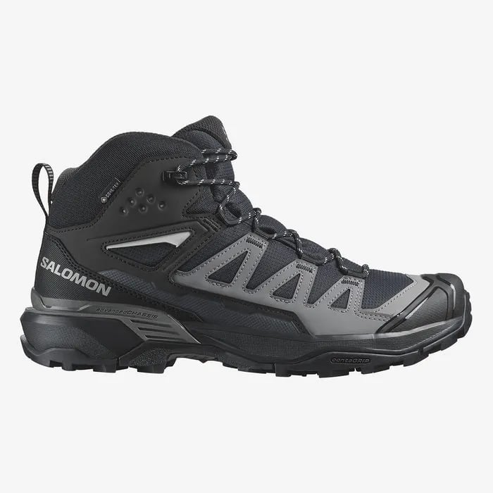 Bota Salomon X Ultra 360 Mid GTX Masc - Preto