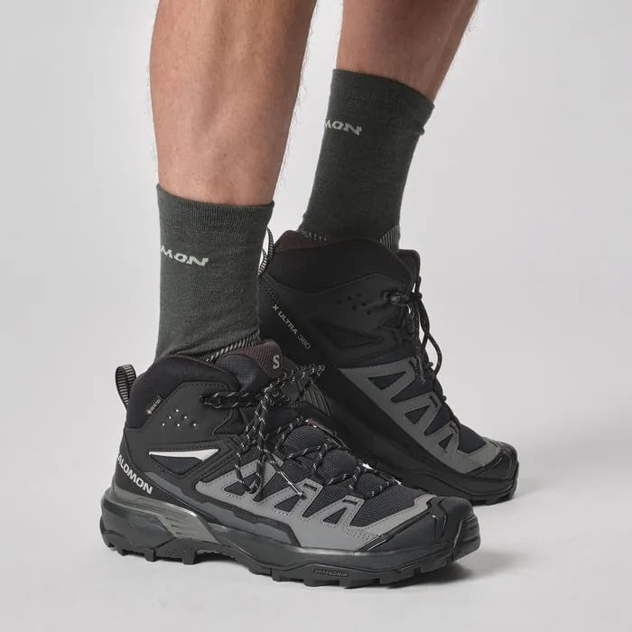 Bota Salomon X Ultra 360 Mid GTX Masc - Preto