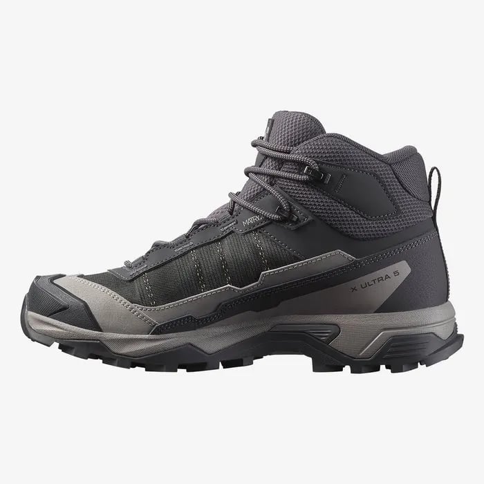 Bota Salomon X Ultra 5 Mid GTX Fem - Cinza