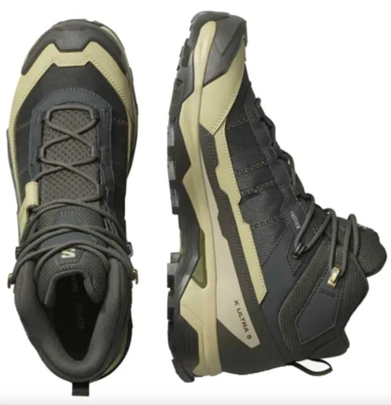 Bota Salomon X Ultra 5 Mid GTX Masc -Verde/Preto