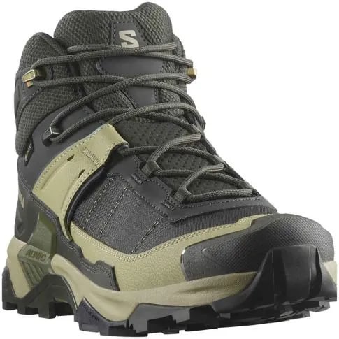 Bota Salomon X Ultra 5 Mid GTX Masc -Verde/Preto