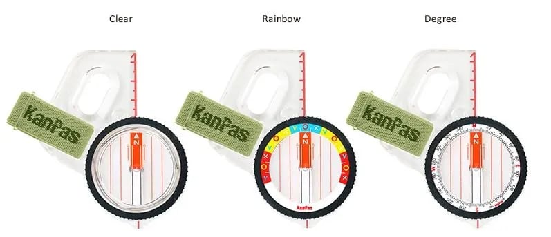 Bússola de Polegar KanPas MA-43-FS Clean