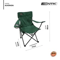 Cadeira Dobrável NTK Alvorada - Verde
