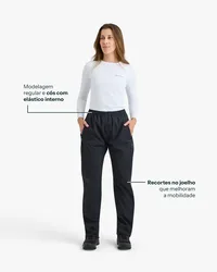 Calça Galapagos Darwin Storm Fem - Preto (Impermeável)