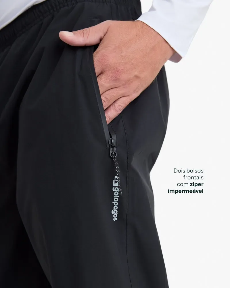Calça Galapagos Darwin Storm Masc - Preto (Impermeável)