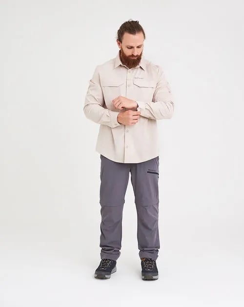 Camisa Galapagos Técnica Defender UV50+ Masc - Caqui