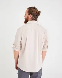 Camisa Galapagos Técnica Defender UV50+ Masc - Caqui