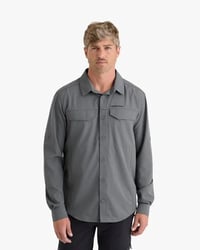 Camisa Galapagos Técnica Defender UV50+ Masc - Chumbo