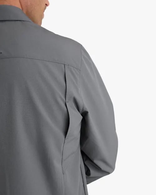 Camisa Galapagos Técnica Defender UV50+ Masc - Chumbo