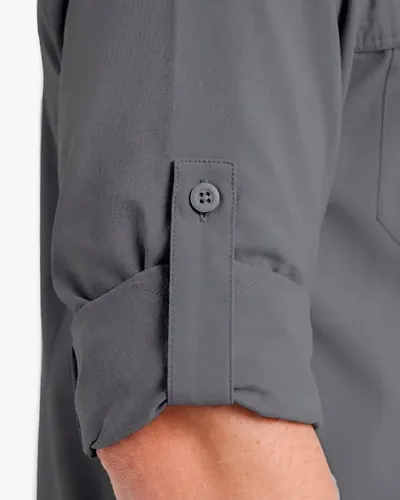 Camisa Galapagos Técnica Defender UV50+ Masc - Chumbo