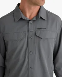 Camisa Galapagos Técnica Defender UV50+ Masc - Chumbo