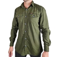 Camisa Hard Safari UV50+ Masc Verde Musgo