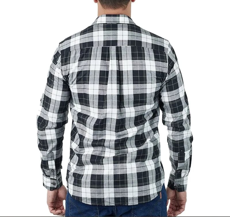 Camisa Invictus Lumberjack Summer Masc - Preto/Branco/Verde GGG