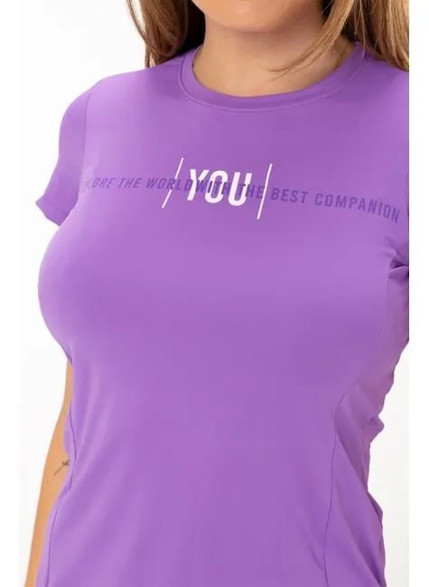 Camiseta Alpen UV Dry Fit Fem - Roxo