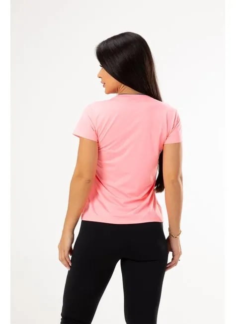 Camiseta Alpen Uv Dry Low Fem - Rosa Neon