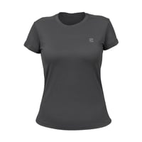 Camiseta Curtlo Active Fresh MC Fem Chumbo