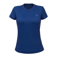 Camiseta Curtlo Active Fresh MC Fem Azul Marinho