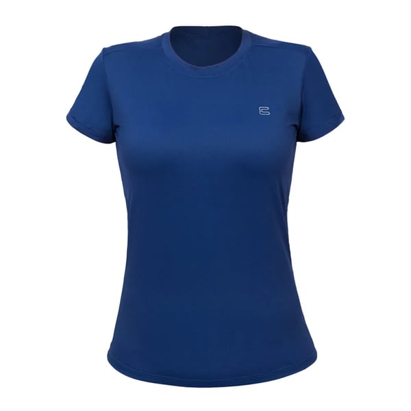 Camiseta Curtlo Active Fresh MC Fem Azul Marinho