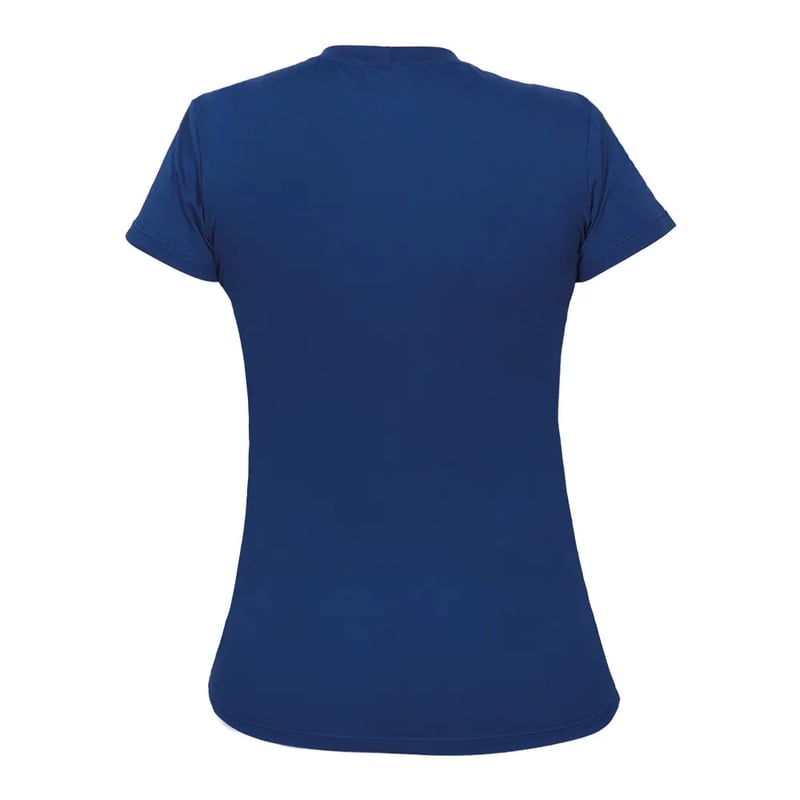 Camiseta Curtlo Active Fresh MC Fem Azul Marinho