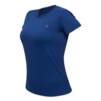 Camiseta Curtlo Active Fresh MC Fem Azul Marinho
